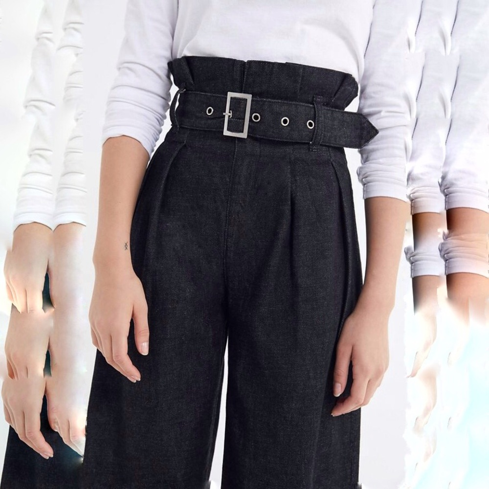 BDG karina belted paperbag jean